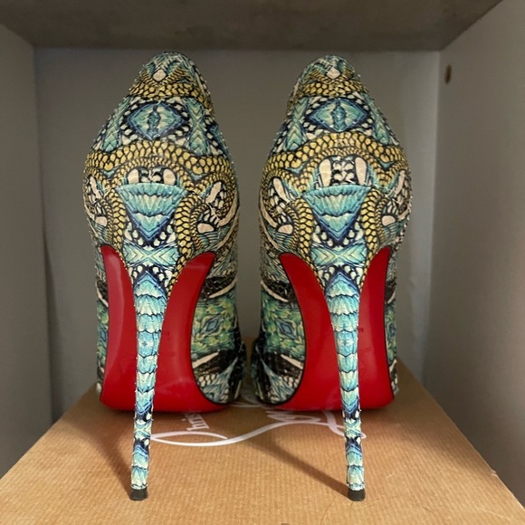 Christian Louboutin Python Heels - Picture 4 of 10